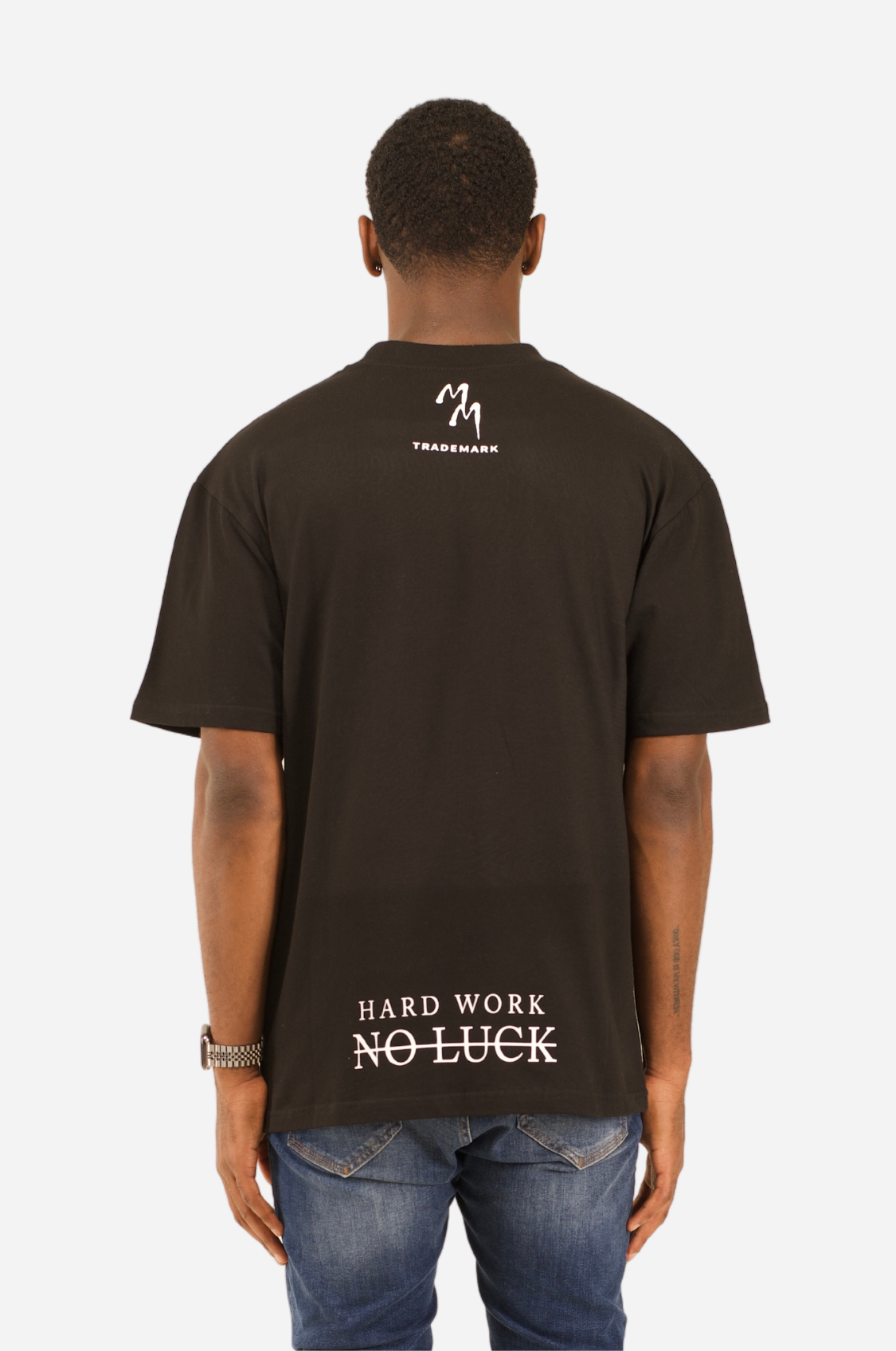 REAL HUSTLER TEE - BLACK