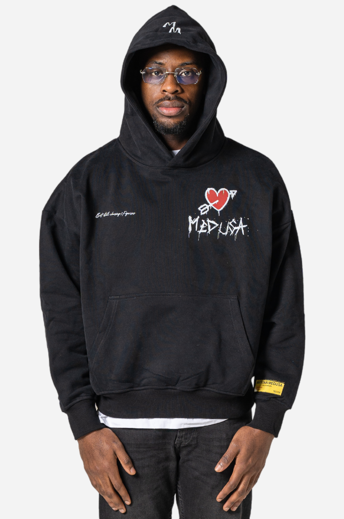 MEDUSA HEARTBROKEN HOODIE - BLACK