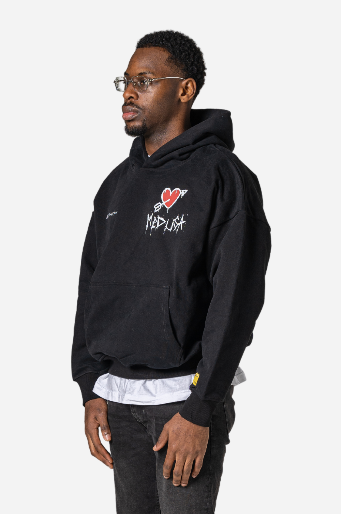 MEDUSA HEARTBROKEN HOODIE - BLACK